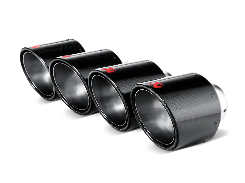 Akrapovic 06-13 Chevrolet Corvette ZO6/ZR1 (C6) Tail Pipe Set (Carbon 125 mm)