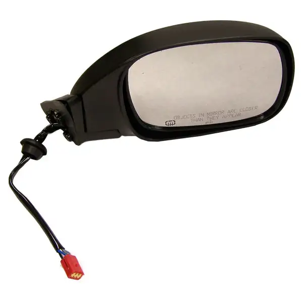 Right Power, Heated, Manual Folding Mirror for 1997-2001 Jeep XJ Cherokee, Black Crown Automotive - 55154950AC - Crown Automotive Jeep Replacement