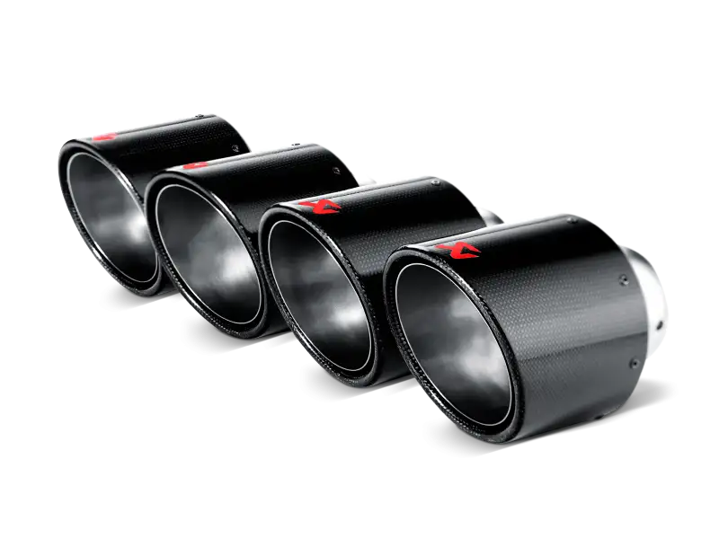 Akrapovic 06-13 Chevrolet Corvette ZO6/ZR1 (C6) Tail Pipe Set (Carbon 115 mm)
