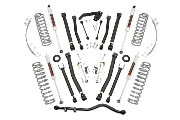 4 Inch Lift Kit | X-Series | M1 | Jeep Wrangler JK 4WD (2007-2018) - Rough Country - 67340