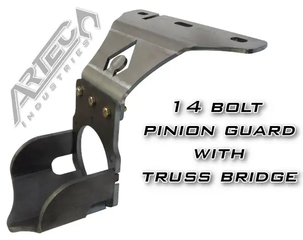 14 Bolt Pinion Guard W/Truss Bridge Low Artec Industries - Artec Industries - PG1403
