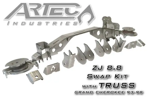 ZJ 8.8 Swap Kit W/Truss 93-98 Jeep Grand Cherokee Artec Industries - Artec Industries - TR8802