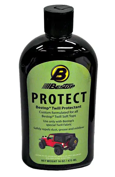 Bestop Protectant for Twill Fabric 16 Oz Bottle Bestop