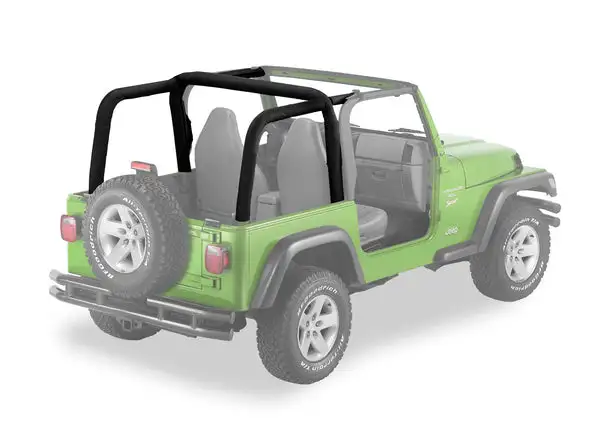 Jeep Sport Bar Covers For Jeep 2007-2018 Wrangler JK 4 Door Black Diamond Bestop
