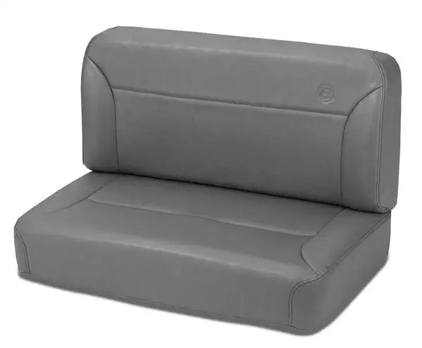 Jeep Seats Trailmax II Fixed-Back Rear Bench Seat For Jeep 1955-1983 CJ5 Charcoal/Gray Bestop