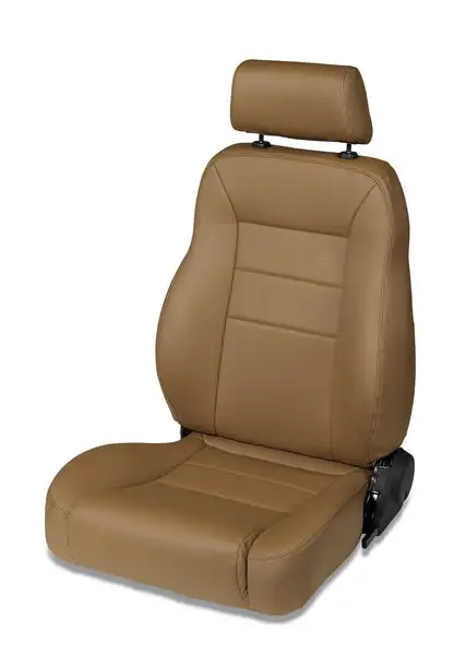 Jeep Seat Trailmax II Pro Front Passenger Seat For Jeep 1976-1986 CJ7 All Vinyl Spice Bestop
