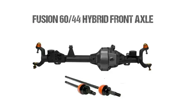 Fusion 60/44 Hybrid Front Axle Assembly for Jeep JK