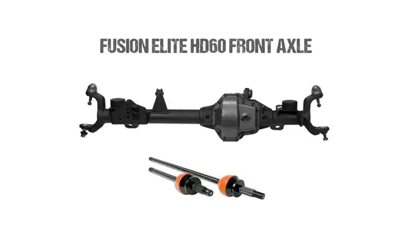Fusion Elite HD60 Front Axle Assembly for Jeep Gladiator JT