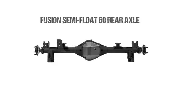 Fusion Semi-Float 60 Rear Axle Assembly for Jeep JK