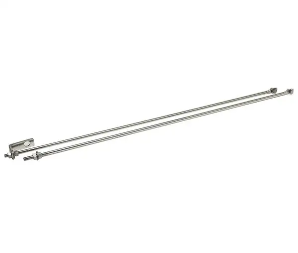 Jeep CJ Strut Rod Kit  72-86 CJ Polished Silver Kentrol - Kentrol - 30517