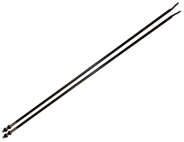 Jeep CJ Strut Rod Kit 72-86 CJ Powdercoat Black Kentrol - Kentrol - 50517