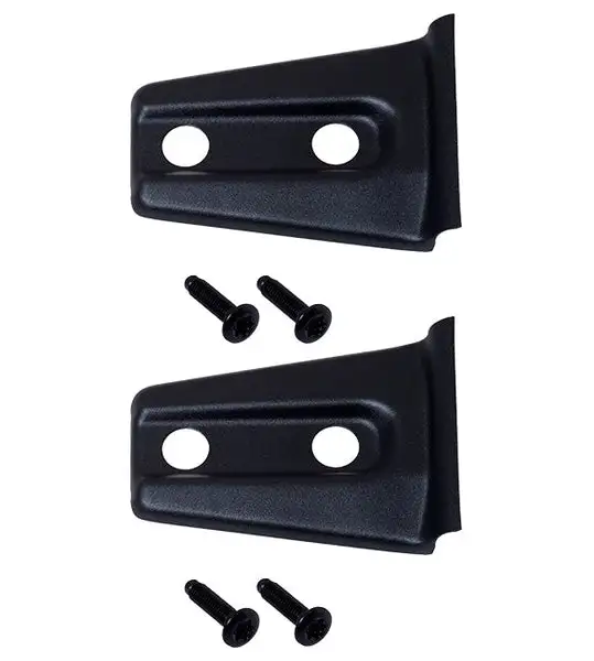 Jeep JK Hood Hinge Overlays Pair 07-18 Wrangler JK Textured Black Kentrol - Kentrol - 80019