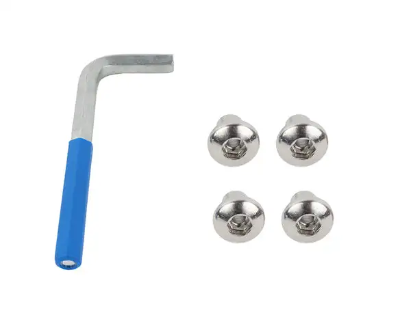 Jeep JK JK OEM Anti-Theft Door Nuts 2 Door 07-18 Wrangler JK Polished Silver Kentrol - Kentrol - 30713