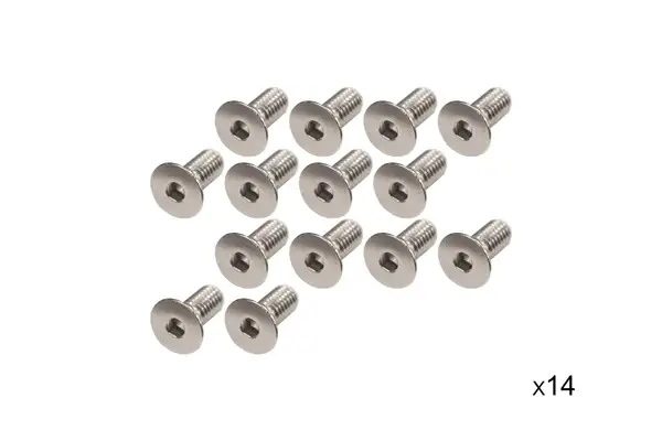 Jeep Windshield Bolts For 97-06 Wrangler 14 Pack Stainless Kentrol - Kentrol - 30735