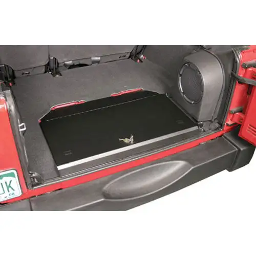In-Floor Locking Cargo Lid - 07-18 Wrangler JK Black Tuffy Security Products - Tuffy Security Products - 143-01