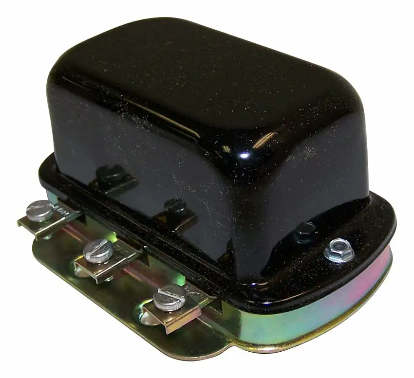 Vintage - Metal Black Voltage Regulator - J0923131