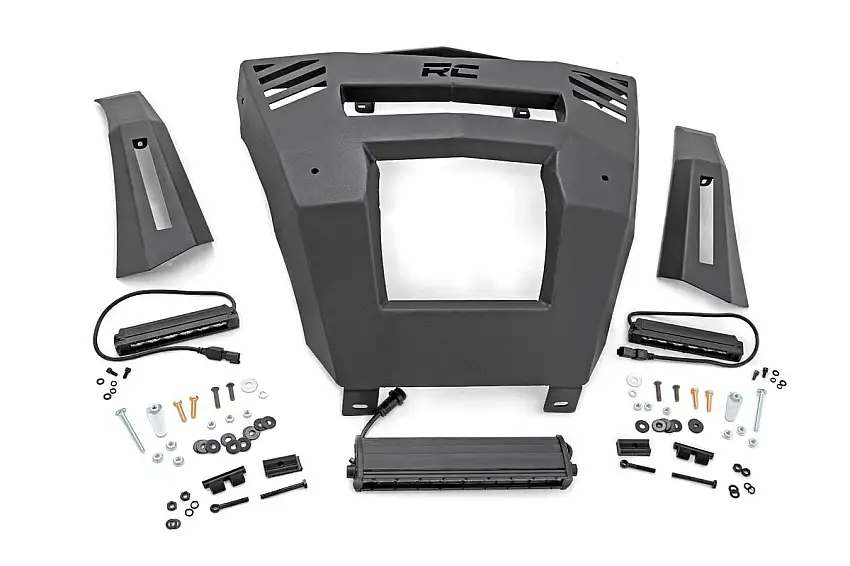 LED Light - Bumper Mount - 12 In. And 6 In. Pair Combo - Can-Am Defender HD 8 HD 9 HD 10