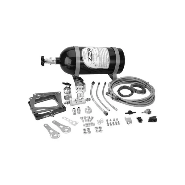 ZEX Dominator Flange Race Perimeter Plate System with 10 lb Black Bottle (82312B)