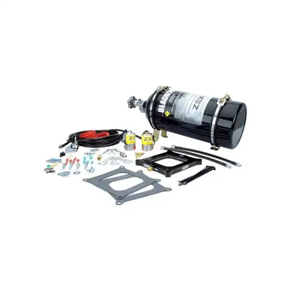 ZEX Square Flange Perimeter Plate Nitrous System with Black Bottle (82040B)