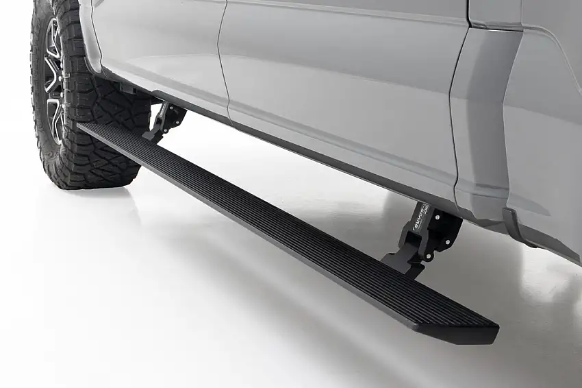 Power Running Boards - Lighted - Super Cab - Ford F-150 Lightning F-250 F-350 Raptor (15-23)
