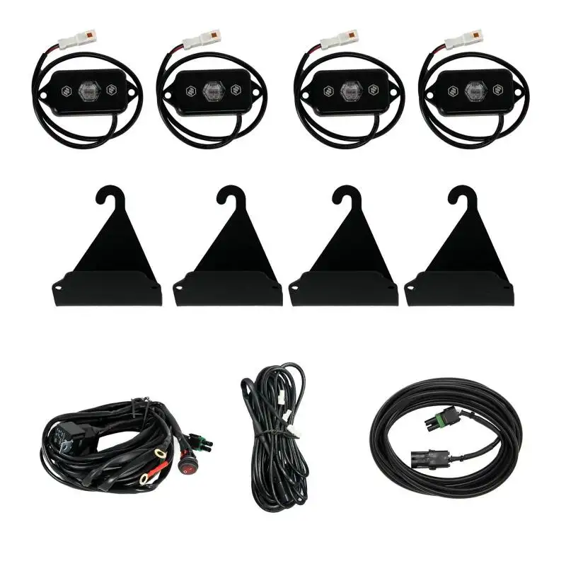 Baja Designs 05-24 Toyota Tacoma / 07-24 Toyota Tundra Bed Rail Cargo Light Kit - Red