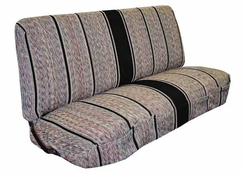 Fits 1987 Blazer Saddle Blanket Seat Cover-Univ. Bench-Saddle/Black SBSC87UBLACK