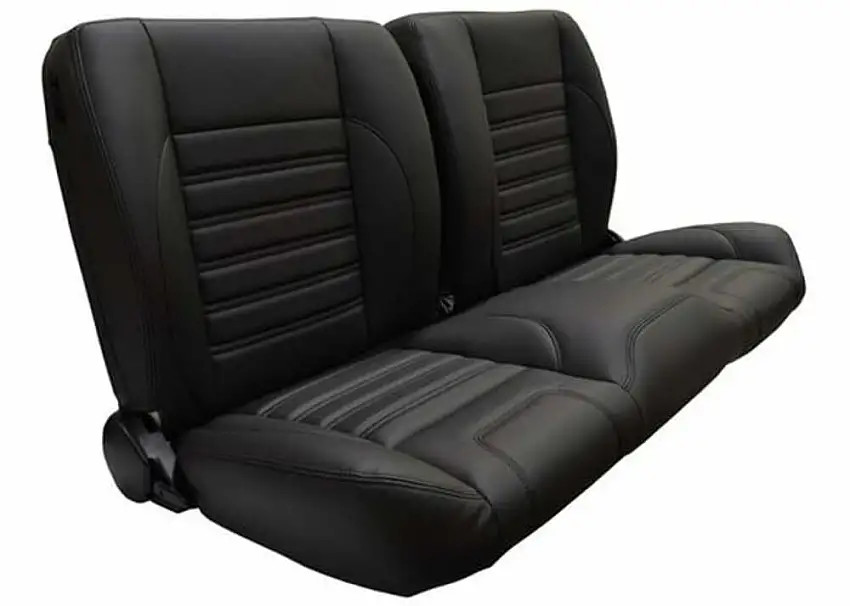 Fits 1987 Blazer Split-Bench Seat-Sport-Black With Black Stitching QSBNH87BLACK